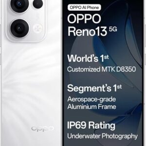 OPPO Reno13 5G (Ivory White,8 GB RAM, 128 GB Storage)