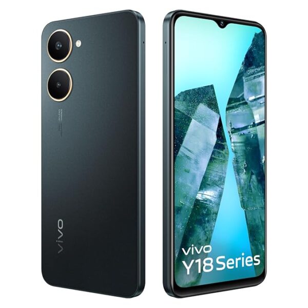 vivo Y18t (Space Black, 4GB RAM, 128GB Storage)