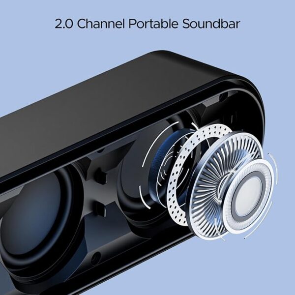 boAt Aavante Bar Aspire 50W Bluetooth Soundbar (2.0 Channel black Signature Sound - Image 4