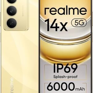 realme 14x 5G (Golden Glow, 6GB RAM, 128GB Storage)