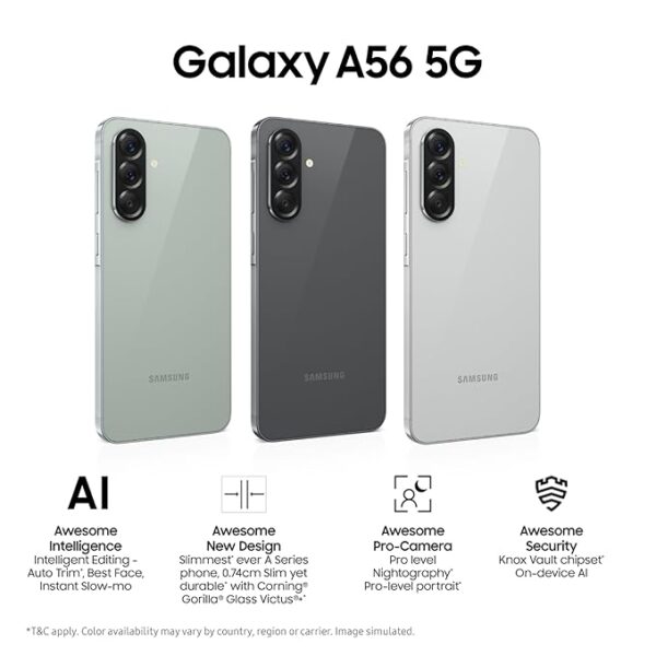 Samsung Galaxy A56 5G (Awesome Olive, 12GB, 256GB) - Image 5