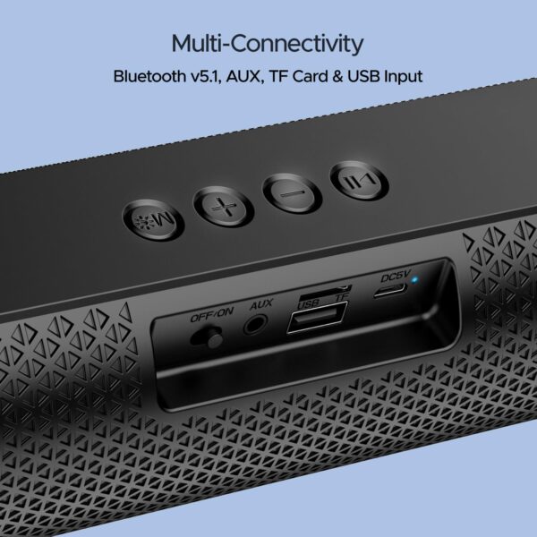 boAt Aavante Bar Aspire 50W Bluetooth Soundbar (2.0 Channel black Signature Sound - Image 5