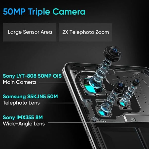 realme GT 6 5G (256, Razor Green, New) - Image 3