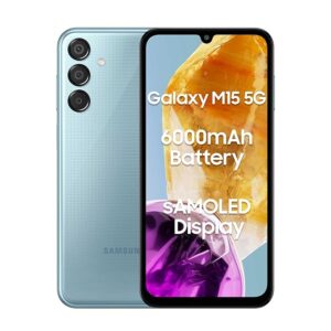Samsung Galaxy M15 5G (Celestial Blue,6GB RAM,128GB Storage)