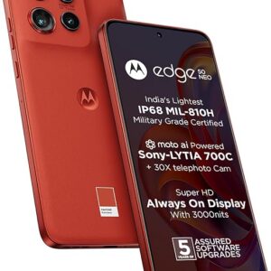 Motorola Edge 50 Neo 5G (Pantone Poinciana, 8GB RAM, 256GB Storage)