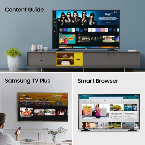 Samsung 80 cm (32 inches) HD Ready Smart LED TV UA32T4380AKXXL (Glossy Black) - Image 5